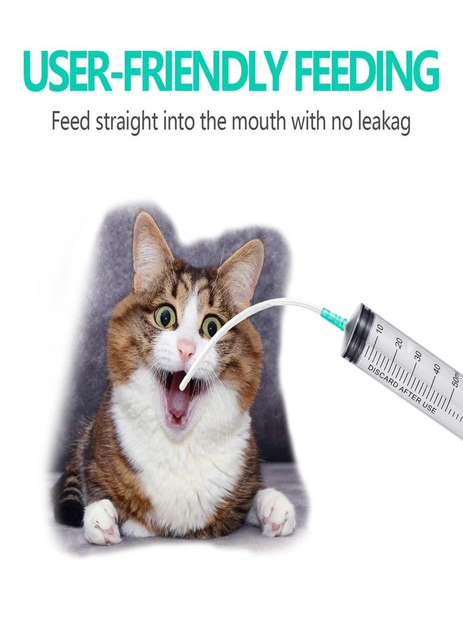Lukdin 9-Piece Puppy Tube Feeding Kit - Includes 5 Feeding Tubes, 3 Syringes (10ml, 30ml, 60ml) & 1 Bulb Syringe - Ideal for Small Pets, Kittens, Lambs & Whelping Care - Image 3